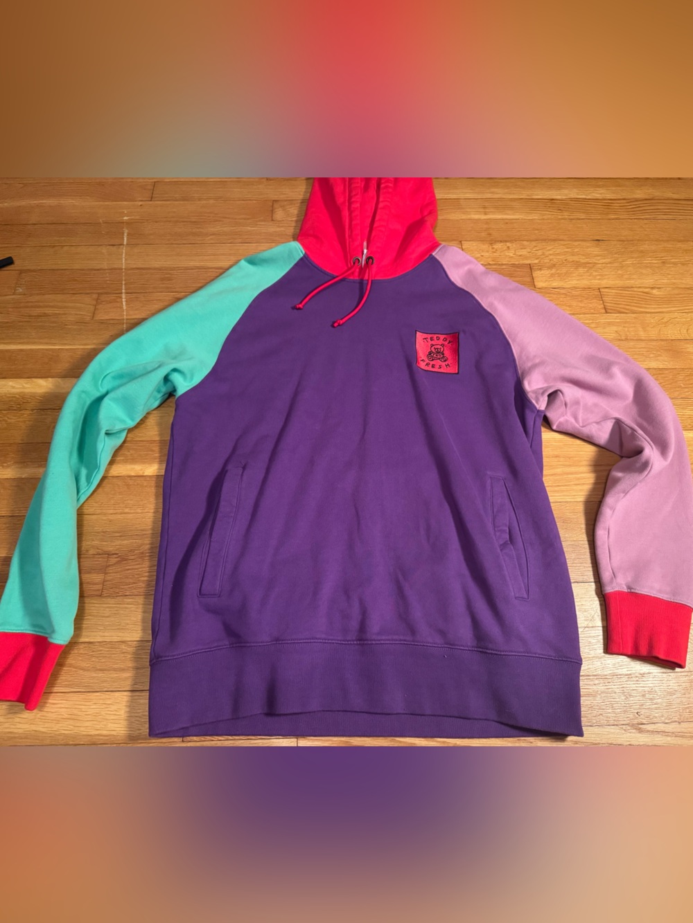 Teddy Fresh Colorblock Hoodie